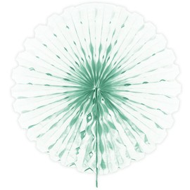 Folat 60370 Honeycomb Fan Decoration Mint Green 45 cm