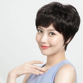 Short cut wig women's volume short hair full wig (WFHXYK3) / 숏컷 가발 여성 볼륨 짧은머리 통가발 (WFHXYK3)