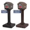 Dig-Free Easy Up Home Mailbox, Graystone/Black, Made in The USA