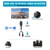 192KHz HDMI ARC to Optical Audio Converter for TV to