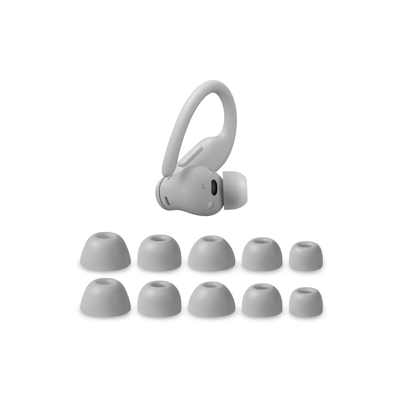 Geiomoo Silicone Ear Tips for Beats Powerbeats Pro 2, Replacement