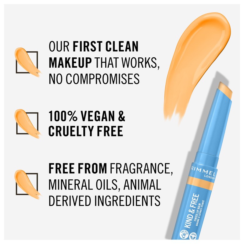 Rimmel Kind & Free Tinted Lip Balm, 001 Air Storm,