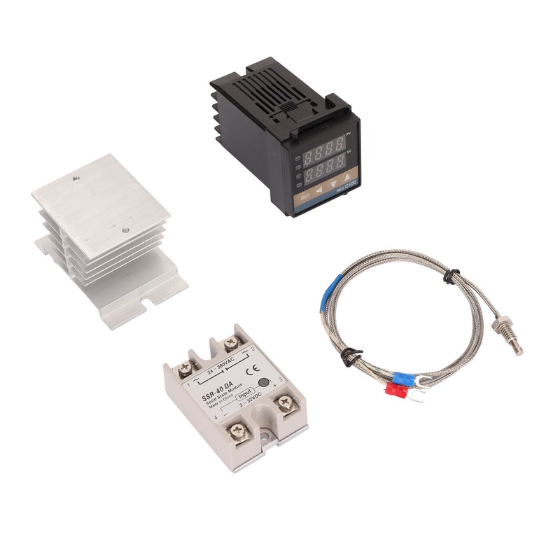 Digital PID Thermostat Air Heater Temperature Controller K Thermocouple SSR
