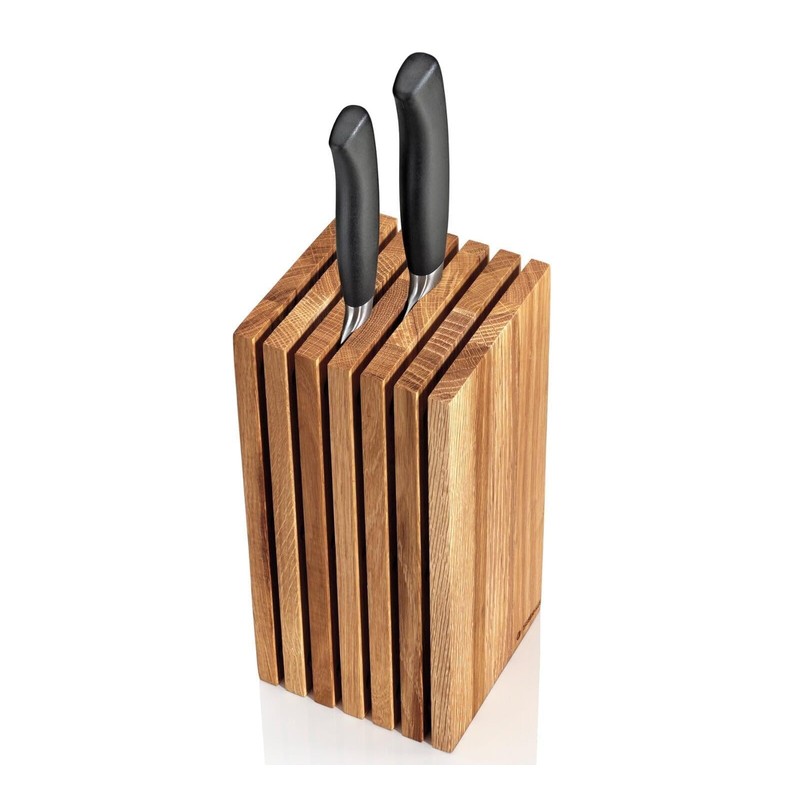 Zassenhaus Slotted Knife Block for 12 Knife Storage, 5.4" x