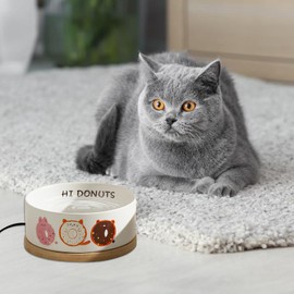 Heated Water Bowl for Dog & Cat | Non-Conductive Outdoor Thermal Bowl Travel Bowls - Safe 35°C Constant Temperature Heated Dog Bowl Heated Water Bowl