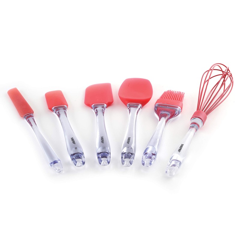 Norpro Silicone Spatula, Small, Red