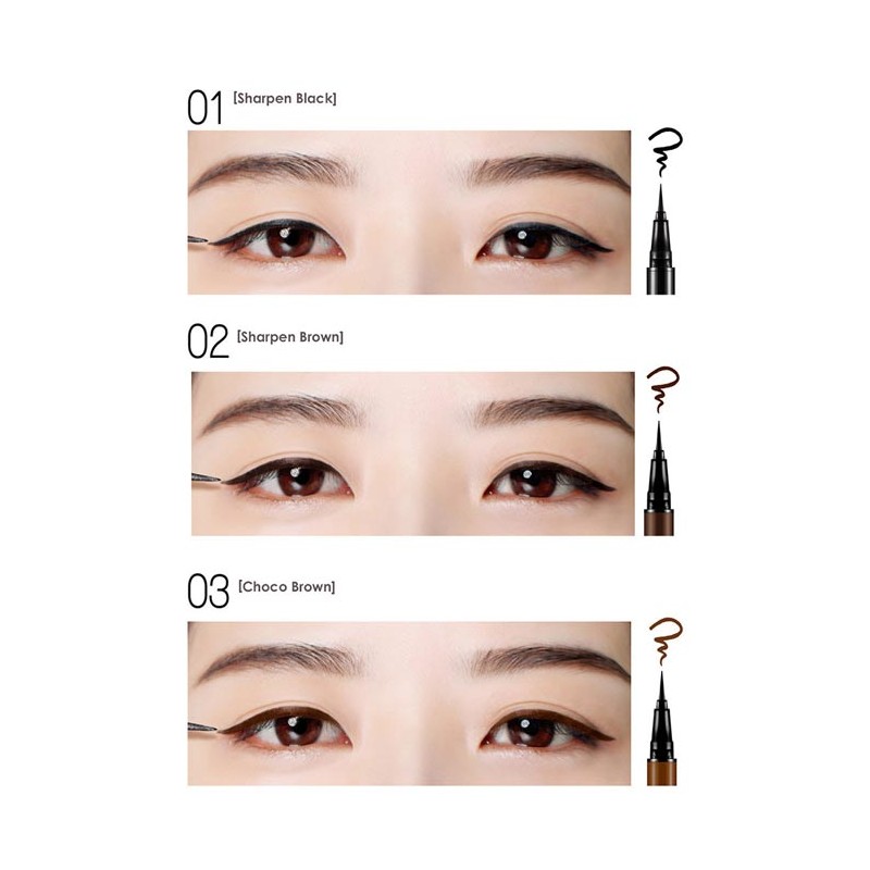 BBIA Last Pen Eyeliner 0.6g, Color:01 Sharpen Black