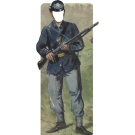 SS11209 Union Civil War Soldier with Rifle Stand in Cardboard Cutout Standee Standup