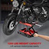 CXRCY1200 LBS Motorcycle Jack with Dolly, Motorcycle Lift Scissor Jack