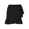 Only Female Skirt, Wrap Effect, black, s