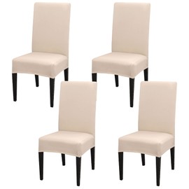 Aisprts Dining Room Chair Covers Slipcovers Set of 4 or 6, Stretch Removable Washable Dining Chair Protector Decoration Cover Seat Slipcover for Hotel,Ceremony,Banquet,Kitchen,Restaurant,Home