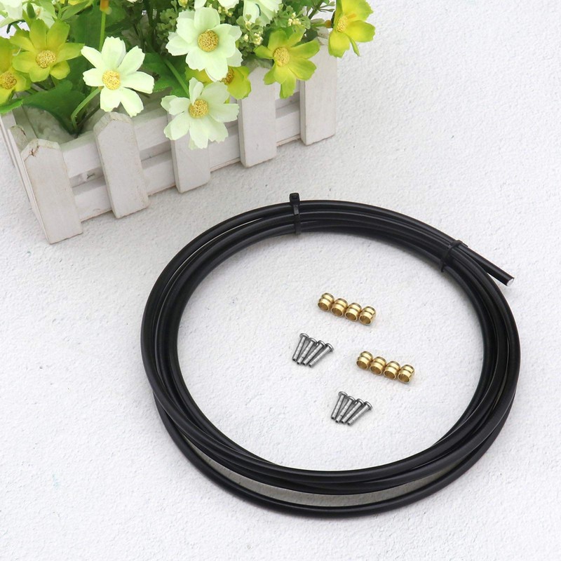 ECSiNG Hydraulic Disc Brake Hose Repair Kit, 2.5m Hose Olive