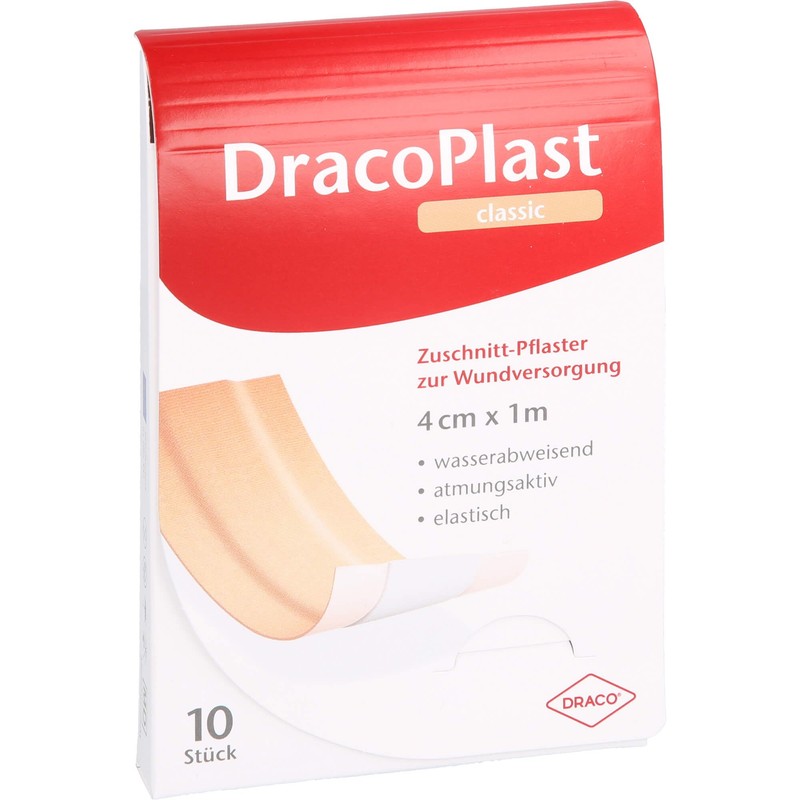 DracoPlast Classic Plaster 1 m x 4 cm Pack of