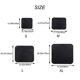 MisFox Camping Fireproof BBQ Grill Mat for Floor, Foldable Grill and Fire Pit High Temperature Mat, Splatter Protector Pad, Fireproof Underlay to Protect Your Patio, Lawn, Camping Site from Fire