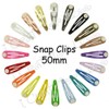 Snap Clips w/ Pad - Pick Color - Tear Drop