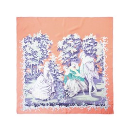 Vertus Silk Scarf Coral