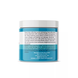 Planet Eden 20% Gly-Lactic Glycolic & Lactic Acid Skin Peel Exfoliating Pads 60