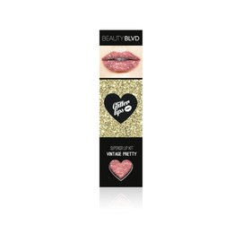 BEAUTYBLVD Glitter Lips, Cruelty Free Lip Kit - Vintage Pretty