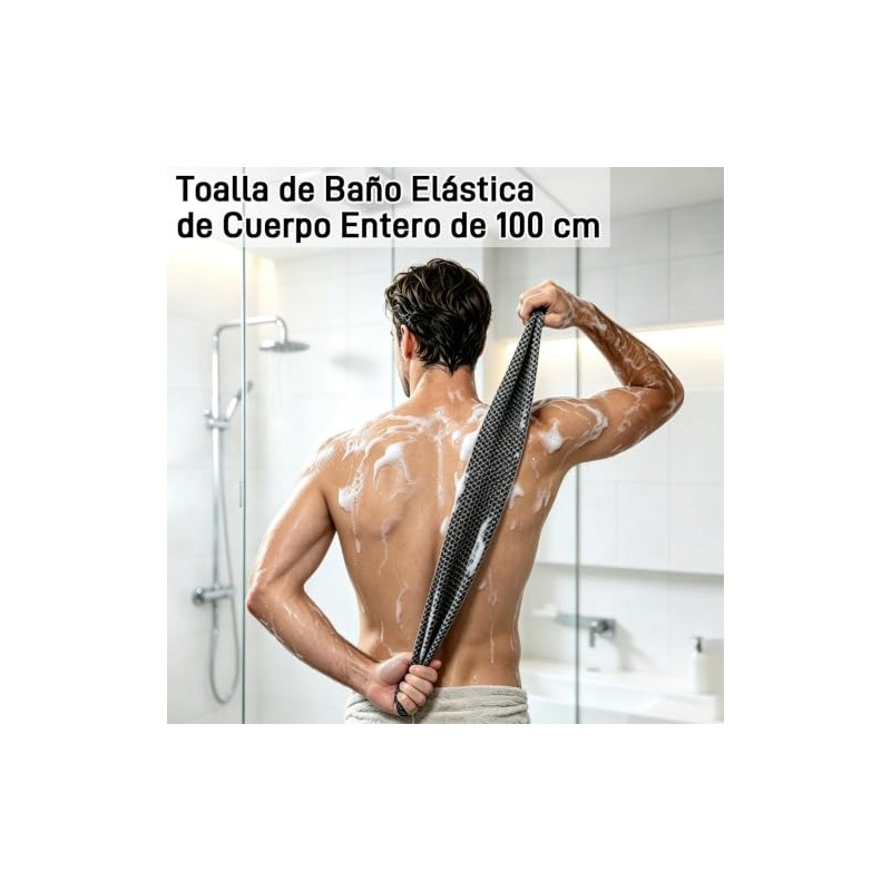2PCS Zenbody Toalla Japonesa, Toalla Exfoliante para Hombre y Mujer