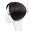 Smooth Hair Topper Hairpieces with Fringes for Thinning Hair, Women