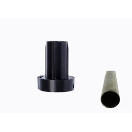 LB3D Designs Starlink Gen 3 Standard Kickstand Dish Pole Mount Adapter for 1.26 ID 1.5 OD inch Pipe, Black