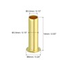 PATIKIL 4mm Tube OD Brass Compression Insert, 30 Pack Insert