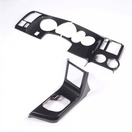 Unbranded ABS Carbon fiber Interior Dash Panel Frame Trim Cover set Fits Tundra 2007-2013