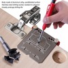 Hinge Woodworking Hole Saw Kit Opener Set Hand Tool 3