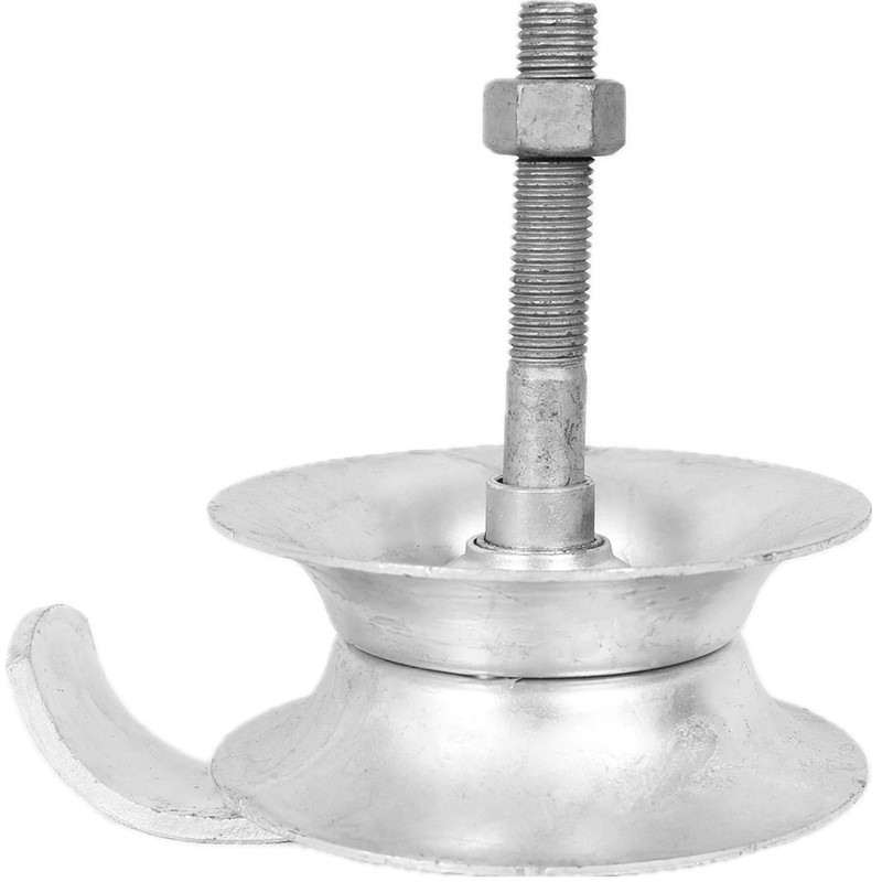 5" Steel Sliding Track Rollers, Galvanized Gate Roller for 1-5/8"