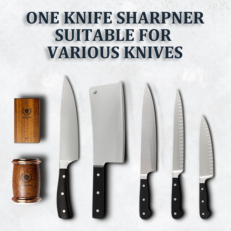 Rolling Knife Sharpener Kit – Knife Sharpening Tool with Magnetic