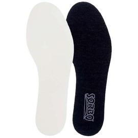 Sorbo SRO 1430 Insole, Shock Absorption, Deodorizing, Antibacterial, Thin, Unisex, Black, M Size (9.8 - 10.2 inches (25.0 - 26.0 cm)