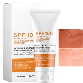 50g Ultra High Protection Sunblock Against UVA/UVB,Non-Greasy SPF 100 Sunscreen Lotion for Daily Use,Face Sunscreens Lotion Prevent Sunburn Skin Care for All Skin Types and Ages,Safe & Effective
