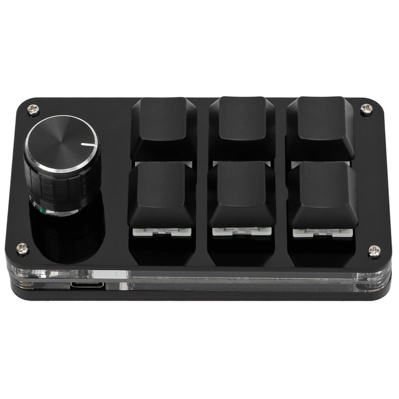 One Handed Mechanical Keyboard Multifunction 6 Key Mini Gaming Keypad