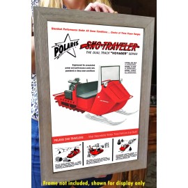 Polaris 1965 Polaris Sno-Traveler “Voyager” Snowmobile - Vintage Advertising Poster