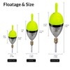 THKFISH Fishing Floats Set - Slip Floats Made of Balsa