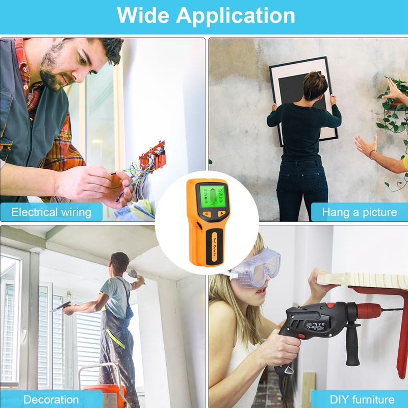 Stud Finder Wall Scanner Sensor 5 in 1 Detector HD