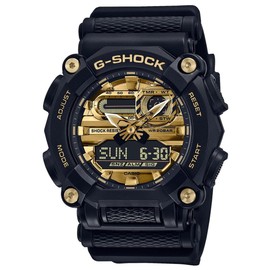 Casio G-Shock Men's Analogue Digital Quartz Watch, black/gold, GA-900AG-1AER
