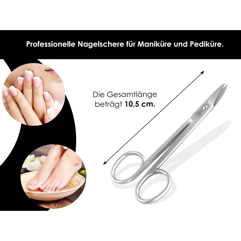 Nail Scissors Cuticle Scissors Extra Sharp and Extra Fine Cuticle