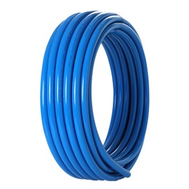 GUOFIS 1 Inch PEX-B Pipe, 1Roll x 100 Feet Length Blue PEX Tubing, for Potable Hot/Cold Water Plumbing Application, Non-Oxygen Barrier Piping for Heating, Flexible for Easy Install or Repair