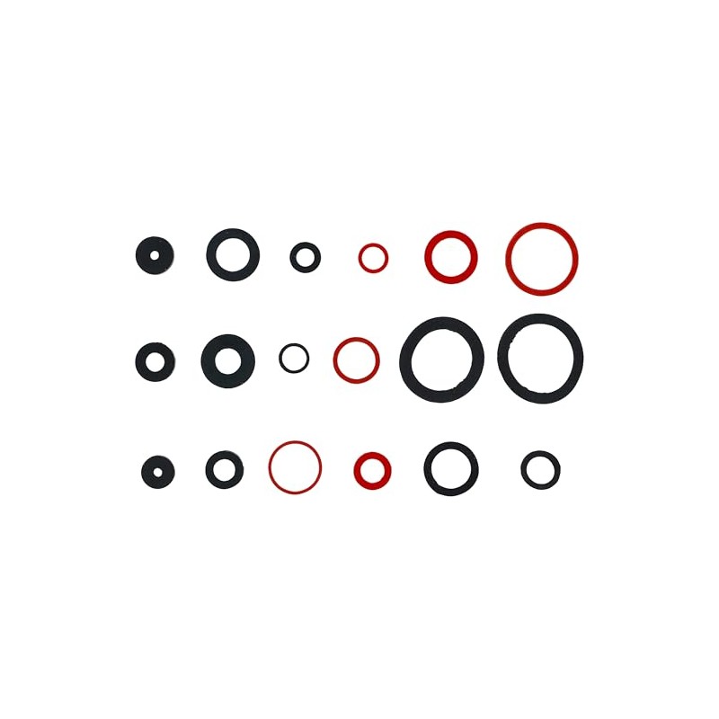 BGS 8059 | Dichtring-Sortiment | Gummi und Fiberglas | 141-tlg.