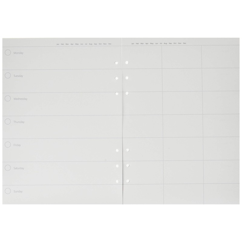 Clipbook A5 Undated Week to View Diary