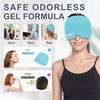 Migraine Headache Relief Cap, Gel Ice Head Wrap, Hot and