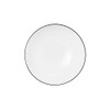 Seltmann Weiden Lido Black Line Dessert Bowl Round, Black