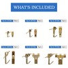 254pcs Picture Hooks Picture Hanging Kit Photo Assortment Hanging Hardware