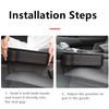 Norhogo 2 Pack Car Seat Gap Organizer, PU Leather Car