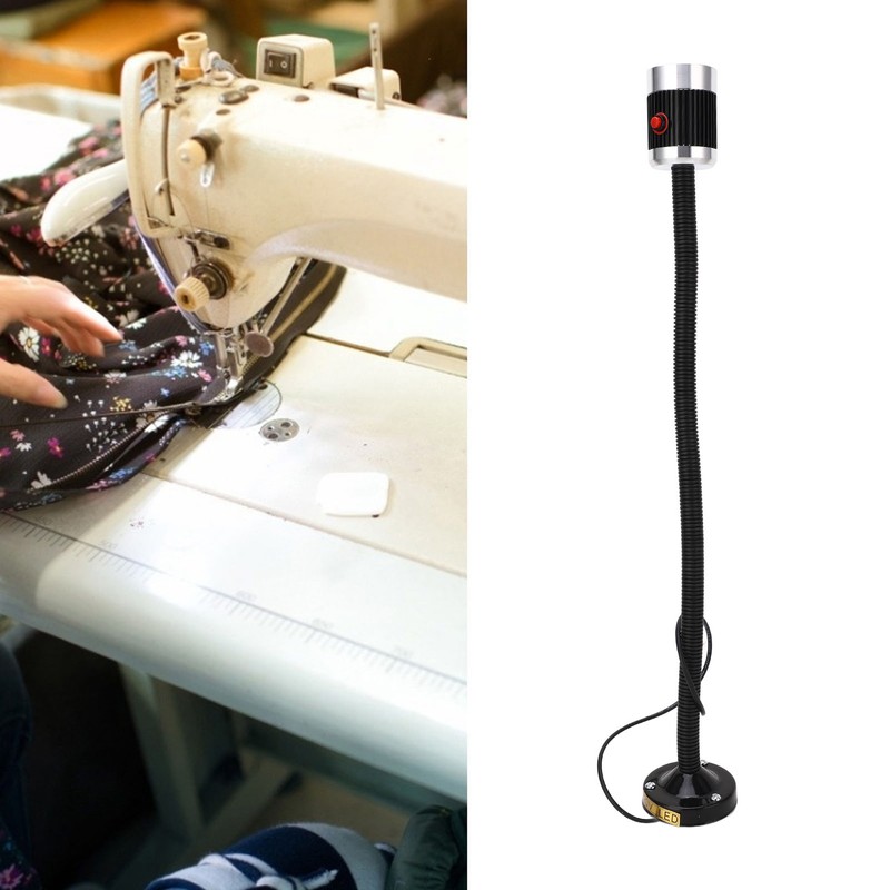 Round Magnetic Base Gooseneck Light Industrial LED CNC Machine Tool