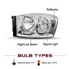 JSBOYAT Headlight Assembly Fits for 2006-2008 Dodge Ram 1500/2006-2009 Dodge