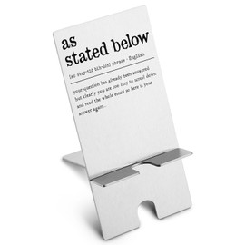 akeke Funny Cell Phone Holder, Humorous Phone Stands, Home Office Phone Stand, Funny Office Gifts for Women Men Coworkers Boss Cell Phone Stands GPP21