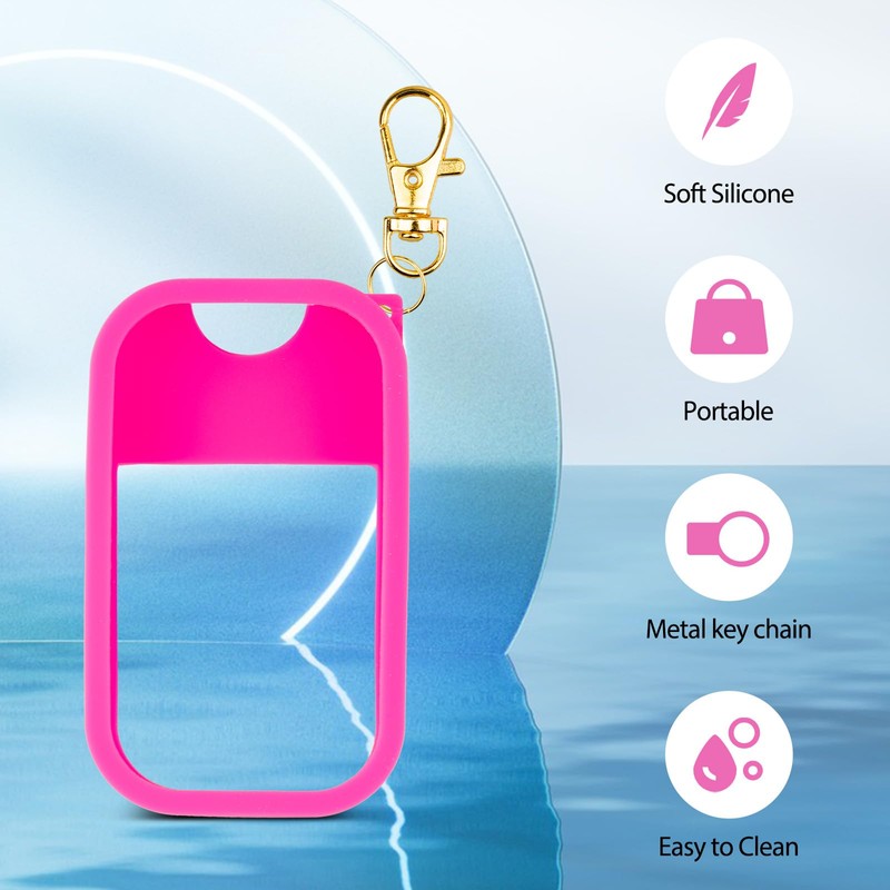 VANEST Silicone Case Compatible with Touchland Hand Sanitizer Spray, Protective