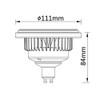 Noxion Lucent LED Spot GU10 AR111 12W 600lm 40D -